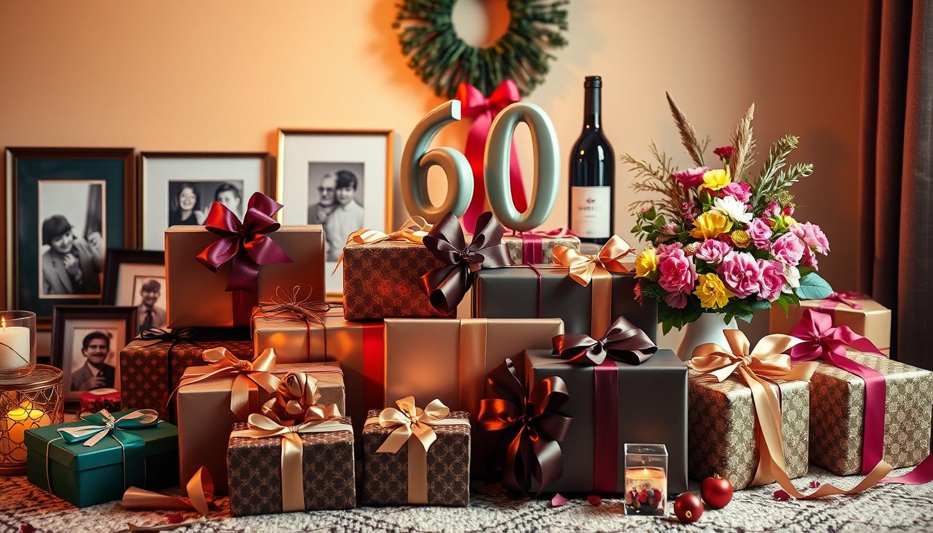 Geschenke zum 60. Geburtstag: festliche Aufmerksamkeit