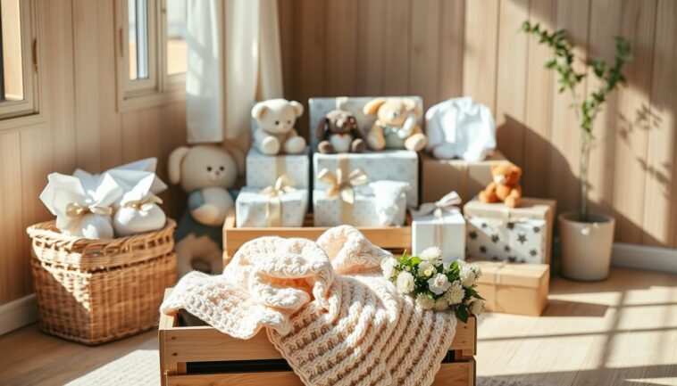 Geschenke zur Babyparty: festliche Aufmerksamkeit zur Vorfreude auf neues Leben