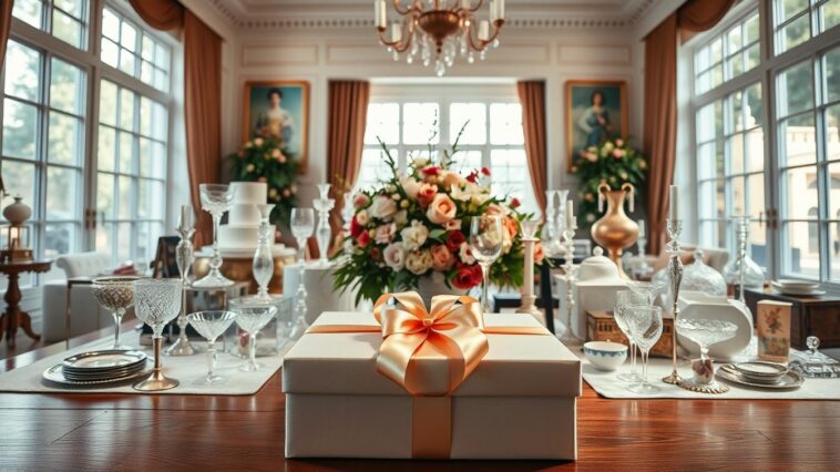Geschenke zur Hochzeit: festliche Erinnerungsstücke für den großen Tag