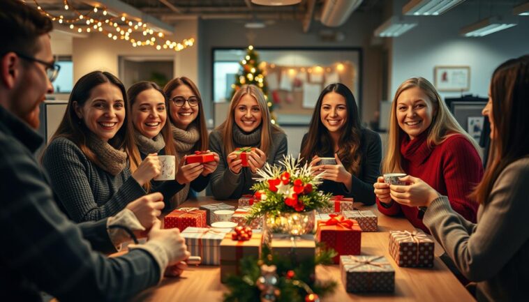 Geschenke zur Weihnachtsfeier im Büro: Nützliche Ideen für Kollegen