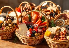 Gourmetkörbe mit kuratierten Feinkostprodukte