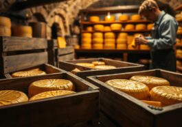 Käseboxen mit traditionellem Reifehandwerk