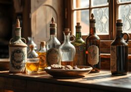 Öl- und Essigsets aus traditioneller Herstellung