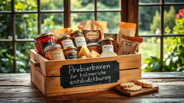 Probierboxen für kulinarische Entdeckungen