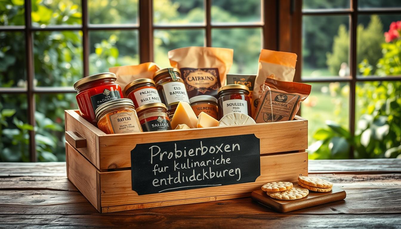 Probierboxen für kulinarische Entdeckungen